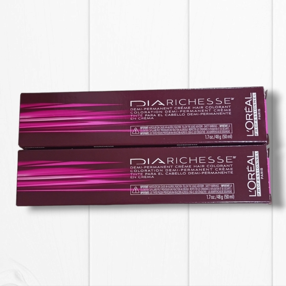 L'Oreal Professionnel DIARichesse 2 Tubes Ammonia-Free 7.35/7GRV Terracotta - Picture 3 of 16